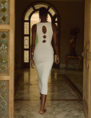 Vestido Hebra - Marfil