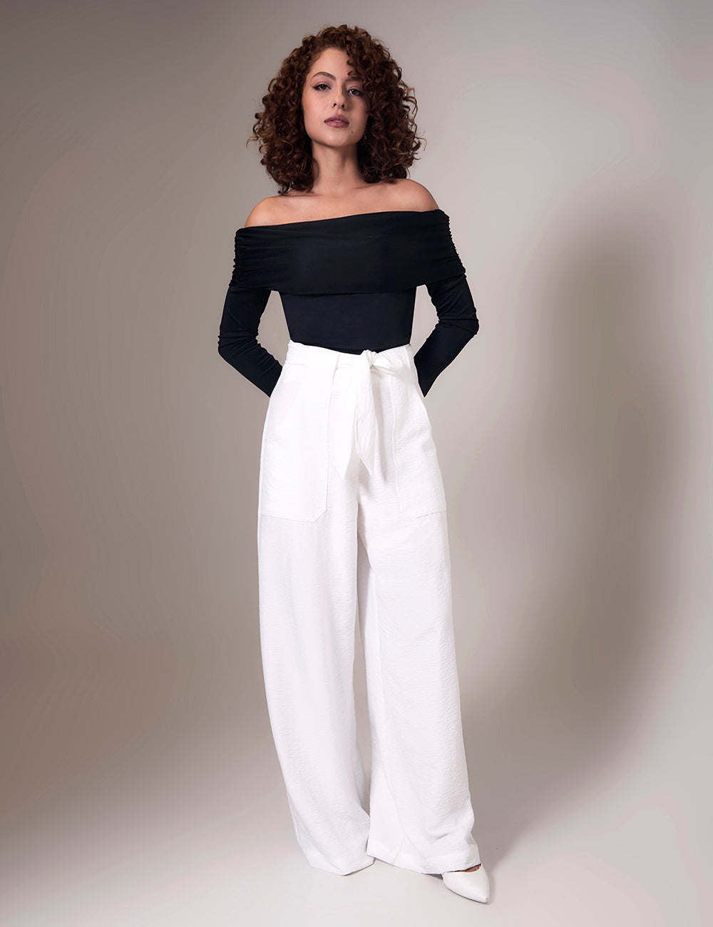 Pantalón Glow - Marfil