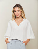 Blusa Trascender - Marfil