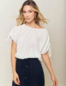 Blusa Éter - Marfil