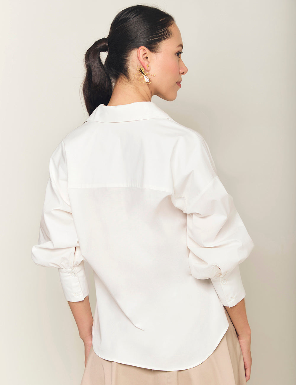 Blusa Aura - Marfil