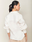 Blusa Aura - Marfil