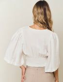 Blusa Sublime - Marfil