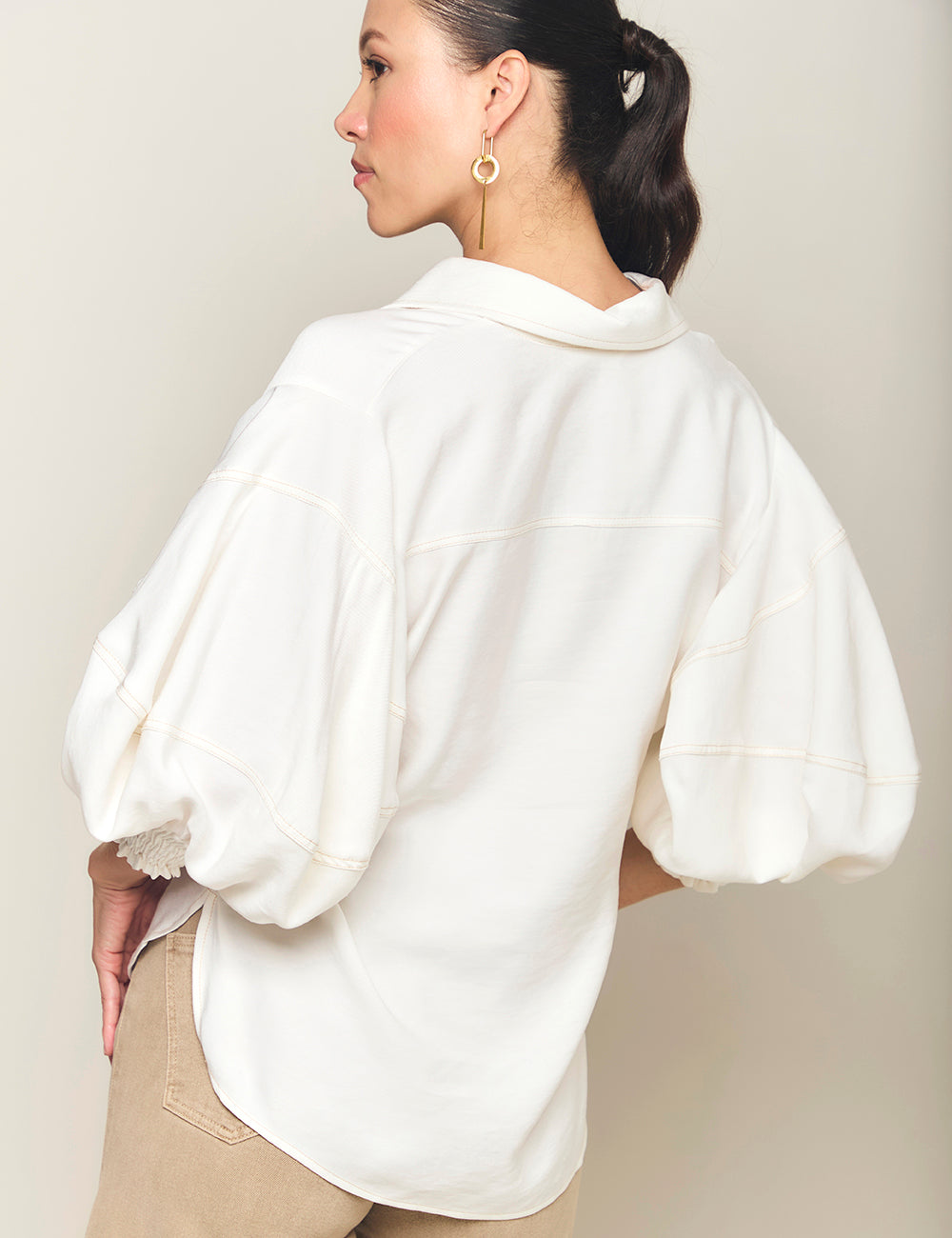 Blusa Impresionante - Marfil