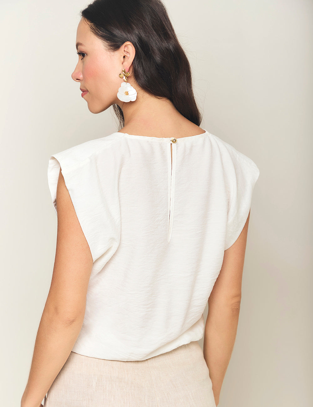 Blusa Luz - Marfil