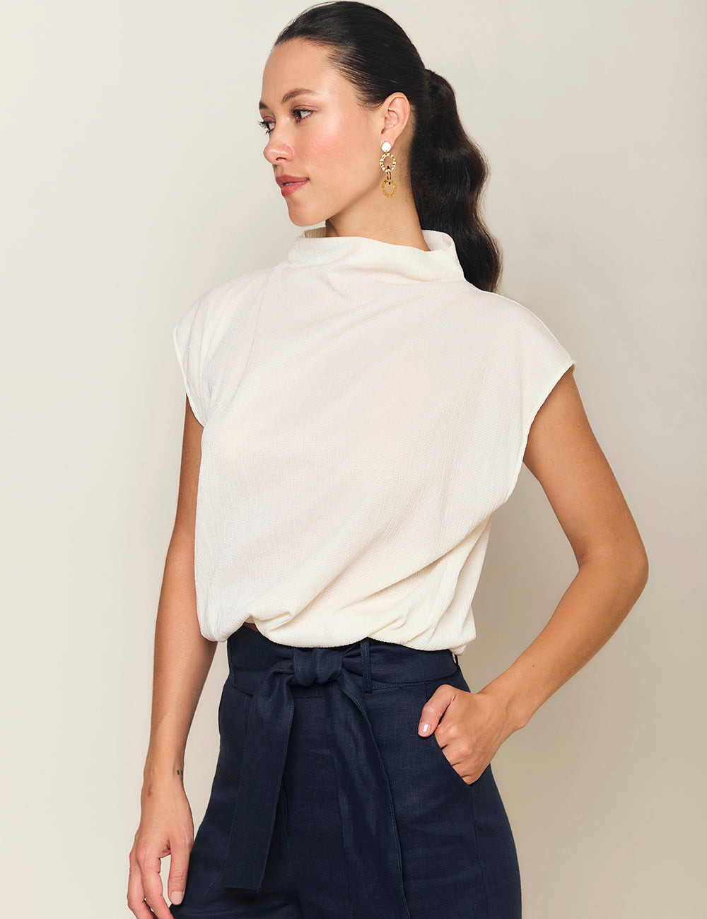 Blusa Alma - Marfil