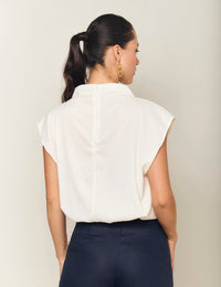 Blusa Alma - Marfil