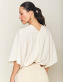 Blusa Solemne - Marfil
