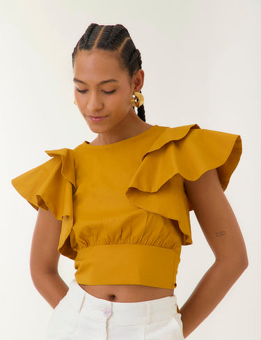 Blusa - Mostaza