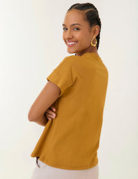 Camiseta Sun - Mostaza