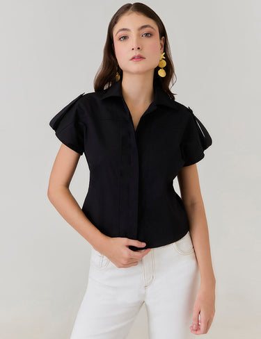 Blusa Top - Negro