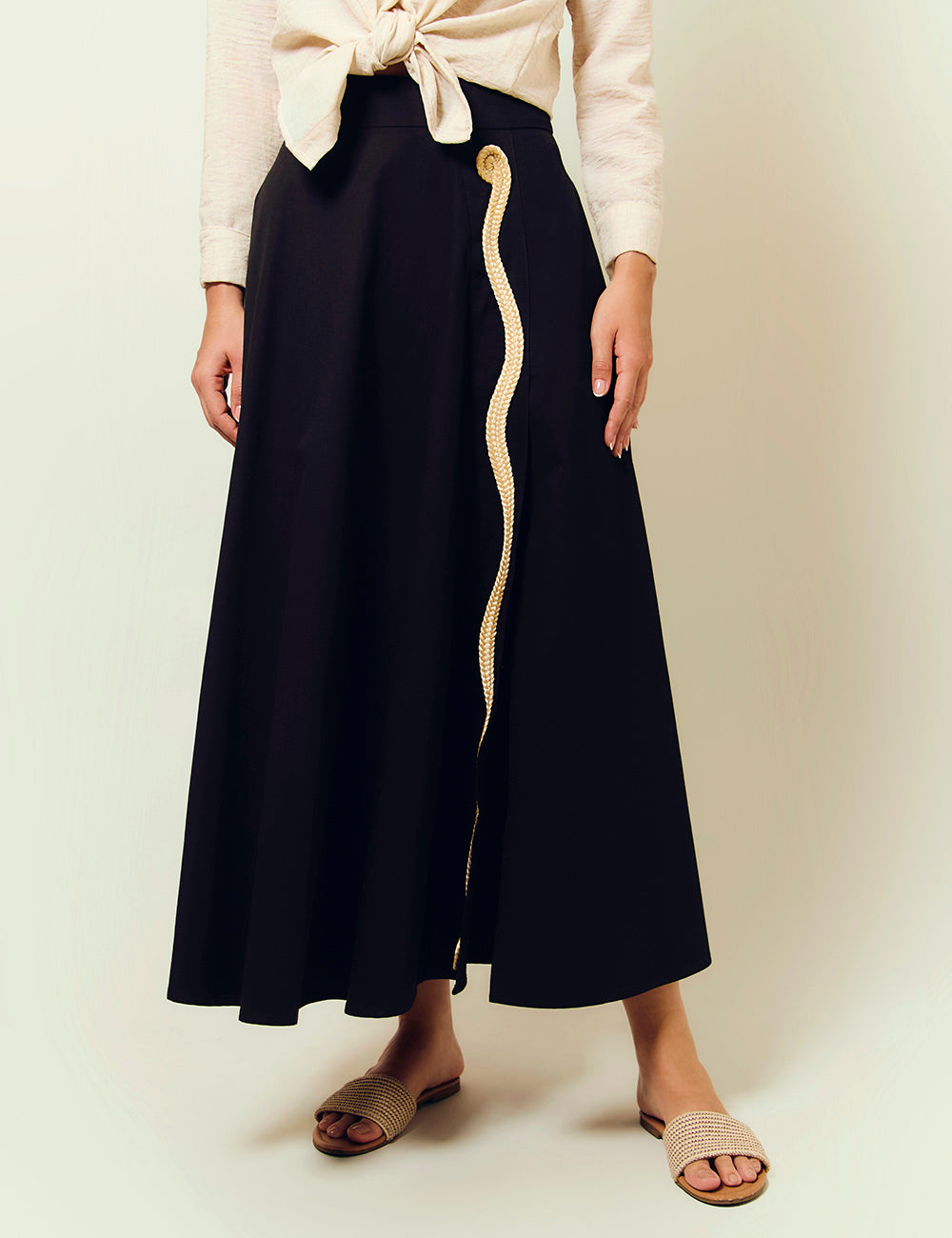 Falda Capas - Negro