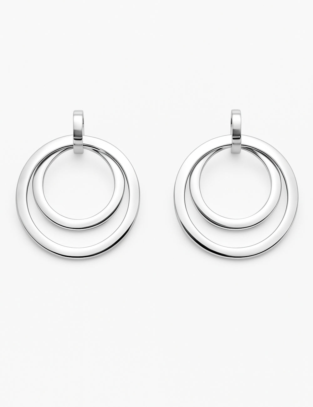 Aretes Silver - Plateado