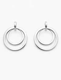 Aretes Silver - Plateado