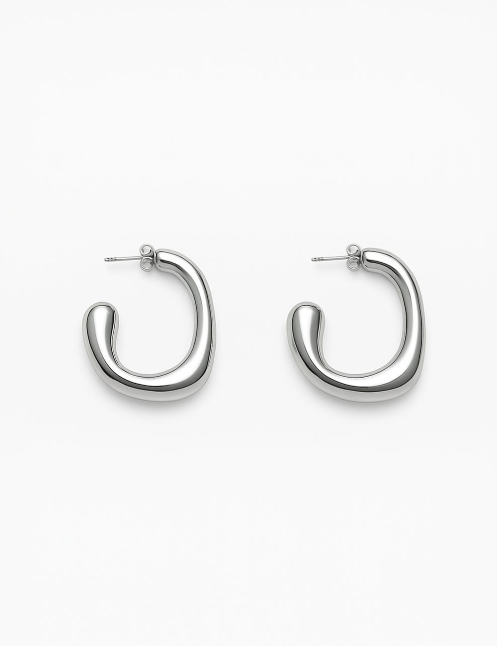 Aretes Zura - Plateado