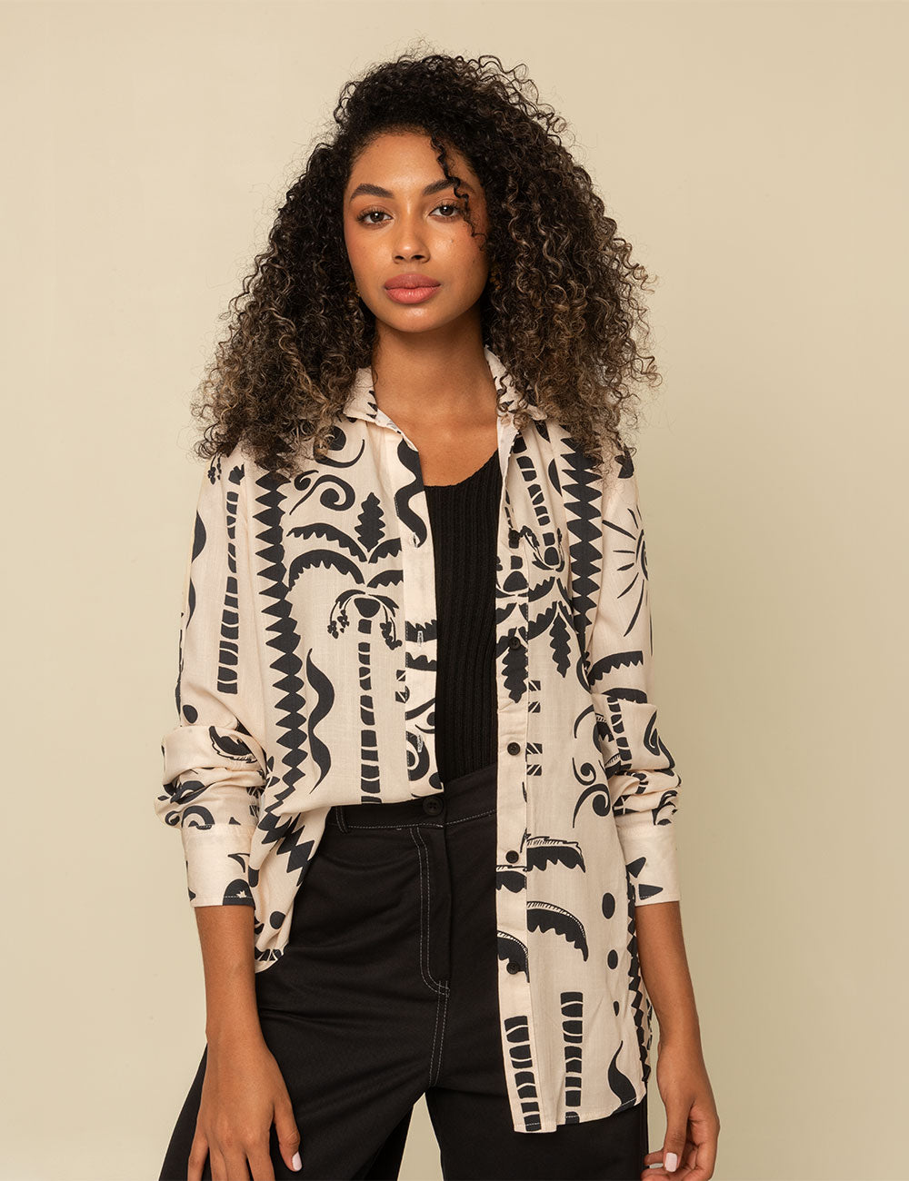 Blusa Khalia - Estampado