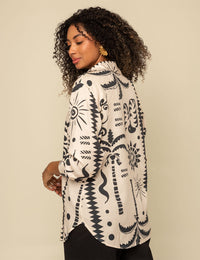 Blusa Khalia - Estampado