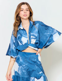Blusa Agua - Estampado