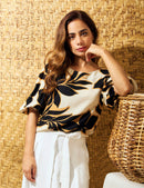 Blusa Reto - mar - Estampado