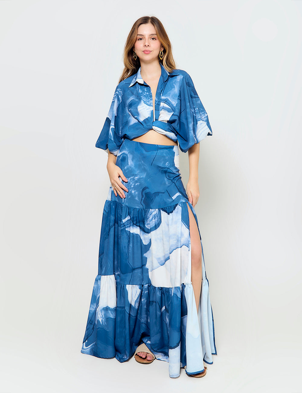 Falda Agua - Estampado