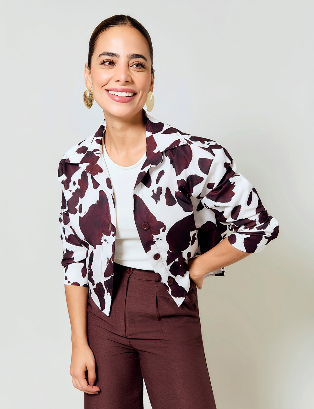 Chaqueta Cow Print - Estampado