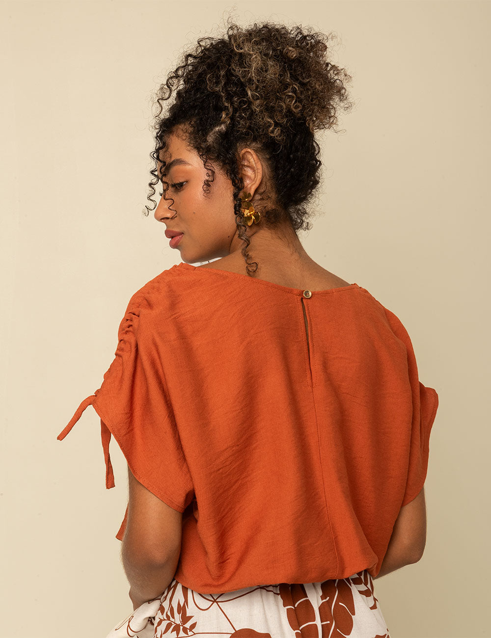Blusa Lúa - Terracota
