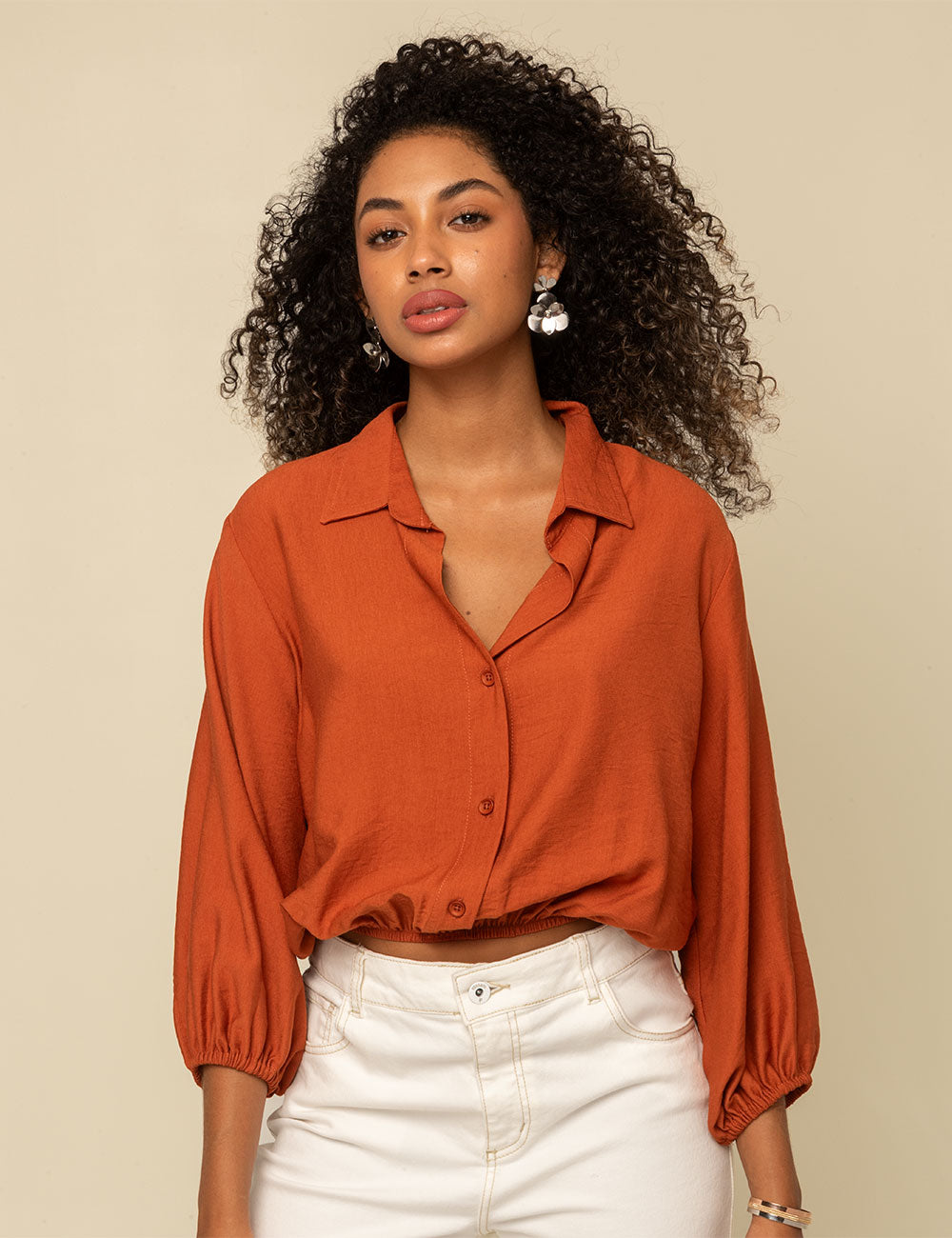 Blusa Maré - Terracota