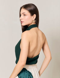 Blusa Halter - Verde