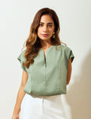 Blusa Natural - Verde