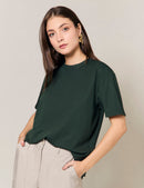 Camiseta Bordada - Verde