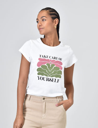Camiseta Herbal - Marfil